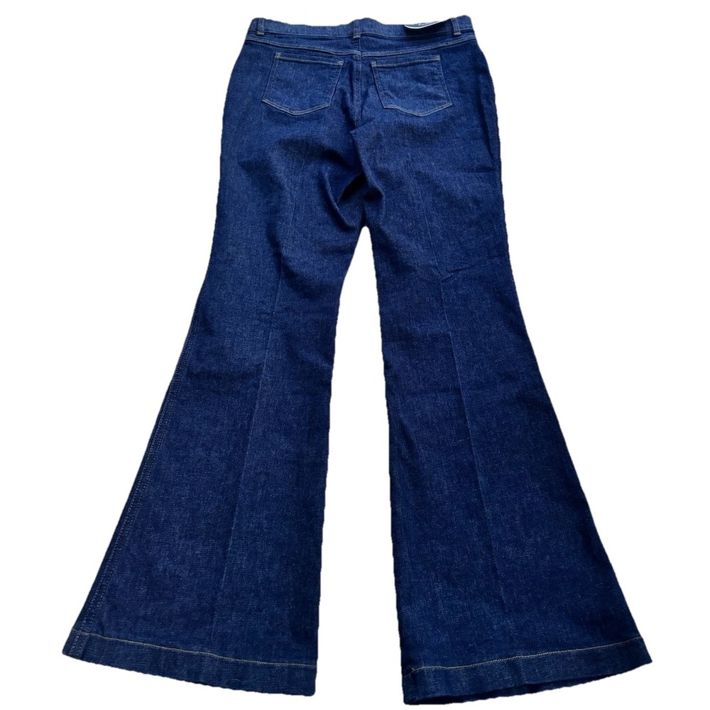 NWT Spanx EveryWear Flare Jeans Women's Size XL Raw Indigo Pull On Boho 21266Q - Picture 11 of 16